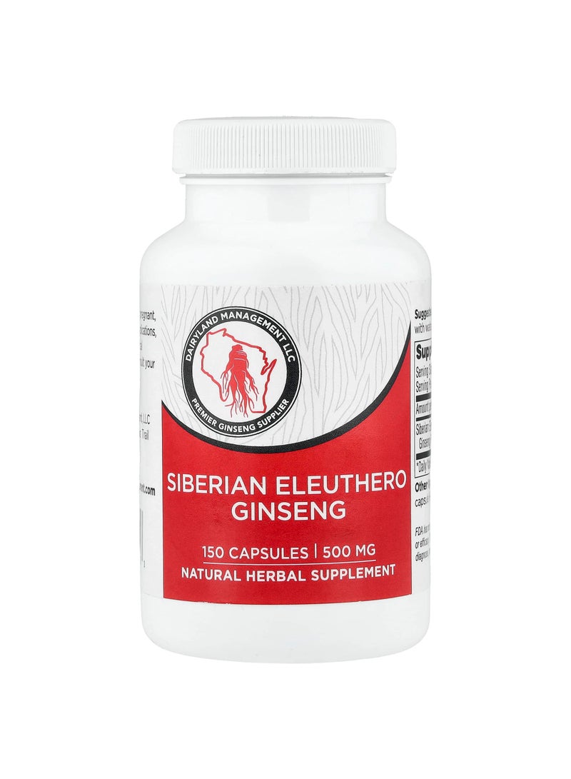 Siberian Eleuthero Ginseng, 500 mg, 150 Capsules